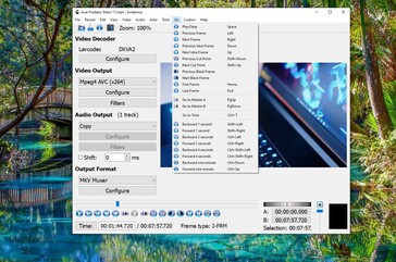 Avidemux permette all'utente di navigare con facilità tra i fotogrammi per un taglio preciso (fonte: Screen grab)