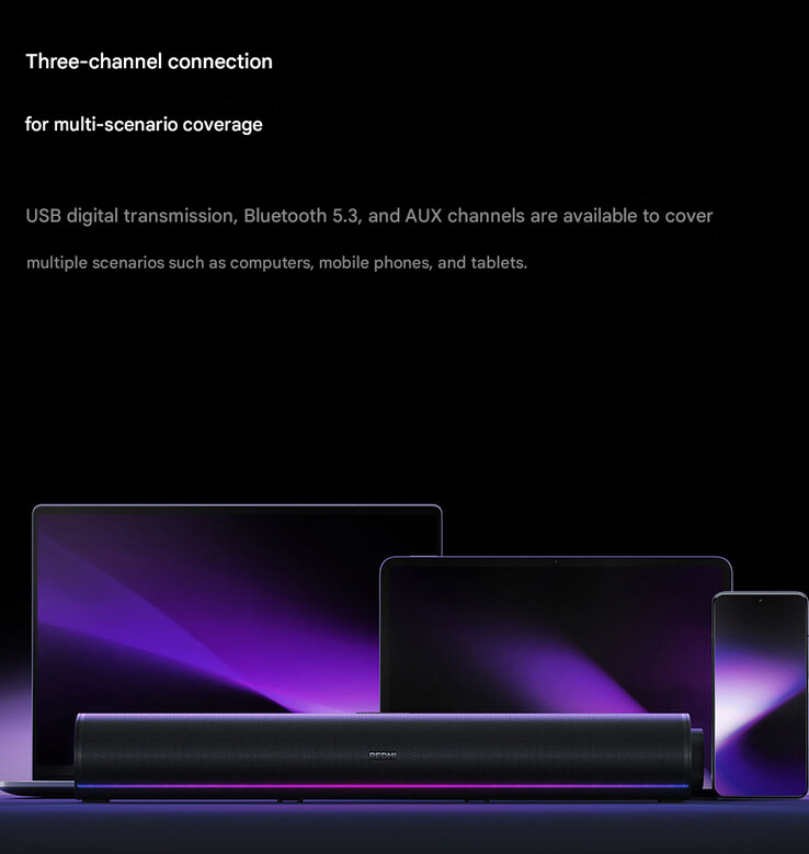 Modalità di connettività del Redmi Desktop Speaker 2 Pro (Fonte immagine: Xiaomi - traduzione automatica)