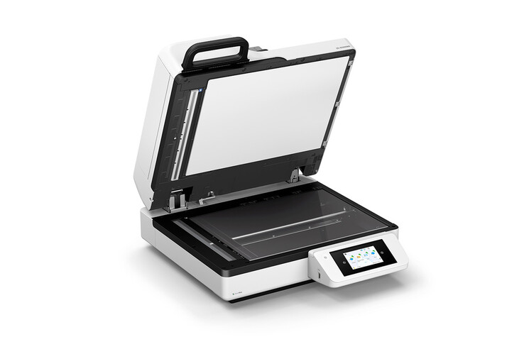 Lo scanner per documenti DS61000WN supporta un alimentatore automatico di documenti (ADF) con una capacità massima di 150 pagine