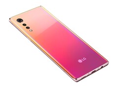 L&#039;LG Velvet (nella foto) è stato uno degli ultimi smartphone LG rilasciati. (Fonte: LG)