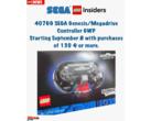 Una presunta fuga di notizie che mostra la replica LEGO di un controller SEGA Genesis (fonte immagine: Itavix bricks Instagram)