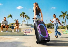 La Samsung Sound Tower ha 240 watt e 18 ore di autonomia (Fonte: Samsung)