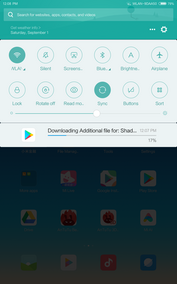 MIUI 9 Quick Settings