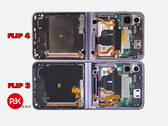 Il Galaxy Z Flip4 assomiglia al suo predecessore sia esternamente che internamente. (Fonte: PBKreviews)