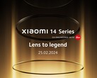 La serie Xiaomi 14 viene lanciata a livello globale il 25 febbraio. (Fonte: Xiaomi)