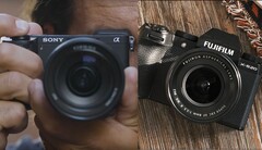 La Sony A6700 e la Fujifilm X-S20 racchiudono entrambe una grande potenza in corpi APS-C sorprendentemente piccoli. (Fonte: Sony / Fujifilm - modifica)