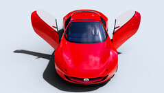 È improbabile che i fari a filo siano presenti in una versione di produzione della Mazda Iconic SP. (Fonte: Mazda)