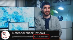 Il canale YouTube di Notebookcheck ha recentemente superato il traguardo dei 50.000 abbonati. (Fonte: NotebookcheckReviews su YouTube)