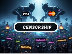 Un&#039;immagine illustrativa della situazione con la recente censura (Fonte immagine: Logos-world e Vecteezy; modifica)