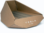 Lettiera per gatti a forma di cybertruck (immagine: Tesla)