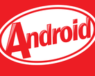 Logo di Android 4.4 KitKat come appare su uno smartphone Acer Liquid