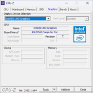 CPU-Z: Grafica Intel