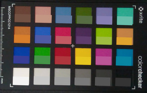 ColorChecker: I colori di riferimento si trovano nella metà inferiore di ogni quadrato