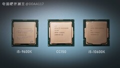 Il processore CC150 a confronto (Source: Zhihu)