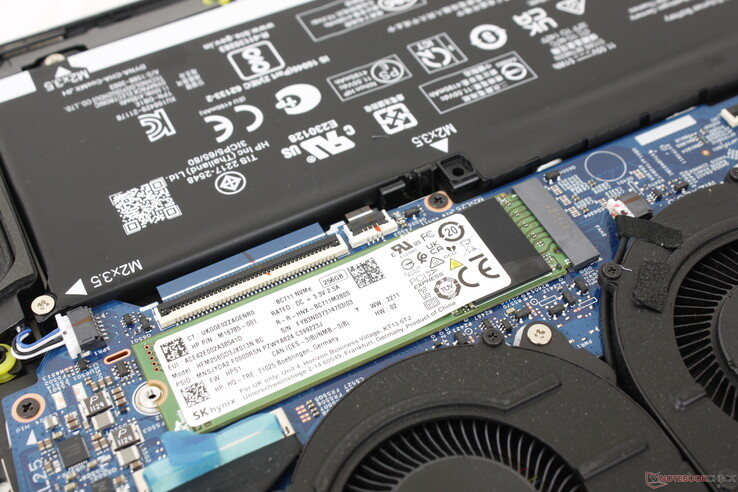 Singolo slot SSD M.2 PCIe4 x4 NVMe 2280 senza opzioni secondarie. Le configurazioni saranno probabilmente fornite solo con un'unità PCIe3 x4