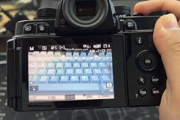 Per essere una fotocamera full-frame, la Nikon Zf sembra piuttosto compatta. (Fonte: Nikon Rumors)