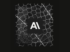 Un'illustrazione dal sito web di Anthropic con il logo Anthropic in alto.