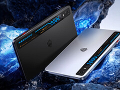 Il nuovo tablet da gaming RedMagic sarà dotato di un display OLED a 185 Hz. Nella foto: le due varianti di colore del dispositivo.