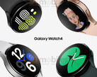 Il Galaxy Watch 4 sarà disponibile in diverse custodie e dimensioni. (Fonte: 91Mobiles)