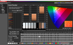 ColorChecker prima della calibrazione