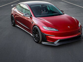 Il nuovo kit aerodinamico aggiunge 426 libbre di deportanza alla Tesla M3P (Fonte: Unplugged Performance/X)