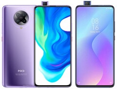 Xiaomi ha utilizzato fotocamere pop-up nei Poco F2 Pro e Mi 9T Pro/Redmi K20 Pro. (Fonte immagine: Xiaomi/GSMArena - editata)