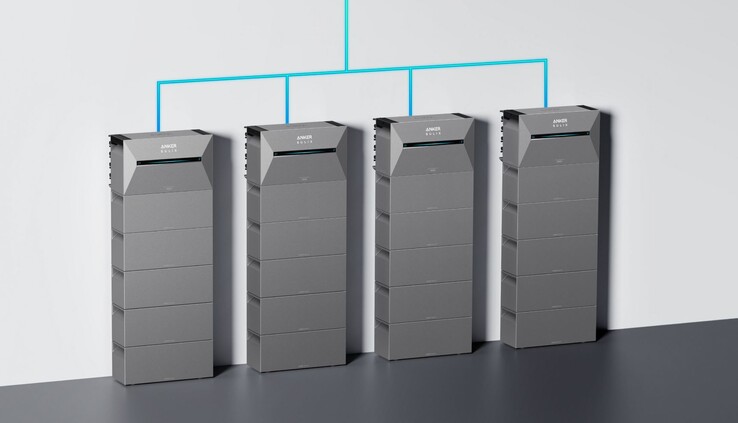 È previsto il funzionamento in cluster di un massimo di quattro Solarbank 3 Pro. (Fonte: Anker Solix)