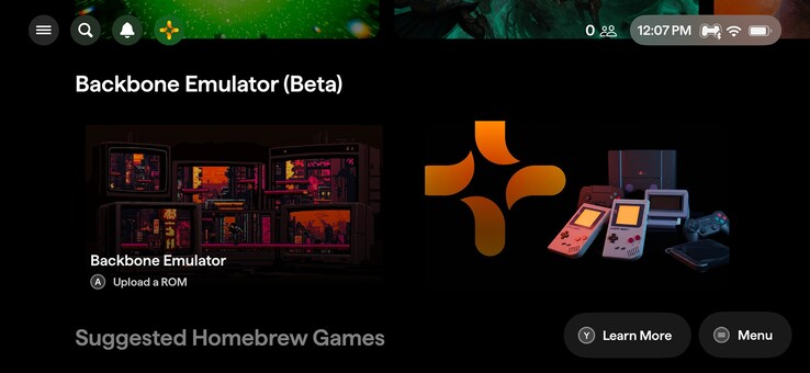 L'applicazione Backbone One ha ora un emulatore integrato per giocare ai giochi retrò. (Fonte: Backbone)
