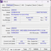 Scheda madre CPU-Z