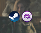Schermate di entrambi i giochi Remothered, con i loghi Steam e GOG in alto.