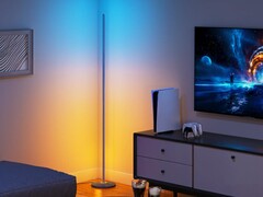 È arrivata una versione compatibile con Matter della Govee Floor Lamp Basic (nella foto la variante blu). (Fonte: Govee) 