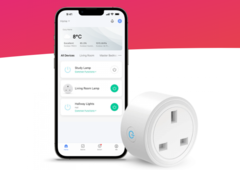 La Humax Wi-Fi Smart Plug fornisce in-app metriche di utilizzo dell&#039;energia come i kWh totali. (Fonte: Humax)