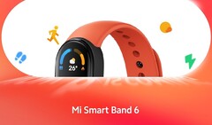 Il Mi Band 6/Mi Smart Band 6 è stato presentato con un display più grande del Mi Band 5. (Fonte immagine: Xiaomi - modificato)
