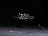 Il robot simile a un'ape in volo (Fonte immagine: David von Blohn/CNN; screenshot ritagliato)