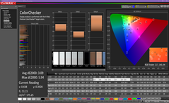 ColorChecker prima della calibrazione