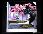 Il PC personalizzato Cherry Bloom è dotato di petali in lega di titanio termosensibile.