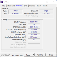 Informazioni sul sistema: CPU-Z Memoria