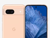 Il Pixel 8a con lo sfondo Hematite. (Fonte immagine: @OnLeaks &amp; SmartPrix - modificato)