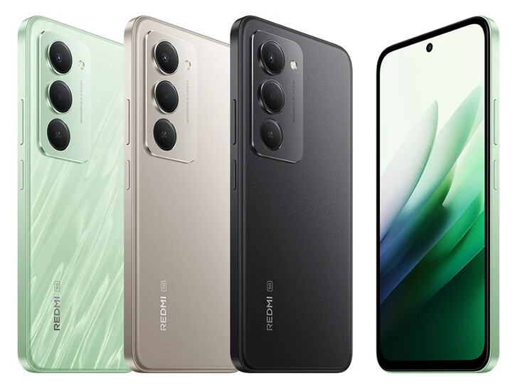 Il Redmi 15 5G sarà disponibile a livello globale in una scelta di tre colori. (Fonte immagine: Xiaomi)