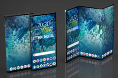 Samsung ha in programma di lanciare un gruppo di nuovi dispositivi pieghevoli nel 2024 (immagine via LetsGoDigital)