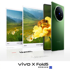 Vivo X Fold5 deve fare i conti con l&#039;imminente arrivo di Magic V5 e Galaxy Z Fold7 (fonte: Vivo)