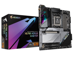 GIGABYTE X670E AORUS MASTER per CPU Ryzen 7000. (Fonte: GIGABYTE)