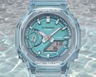 I nuovi orologi della collaborazione ICERC di Casio hanno un involucro trasparente simile a quello del GMA-S2100SK-2A (nella foto)