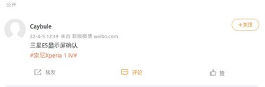 Menzione di "E5". (Fonte: Weibo via Reddit)