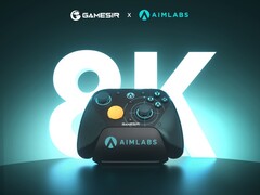 GameSir G7 Pro 8K Aimlabs Edition è dotato di stick TMR di nuova generazione. (Fonte: GameSir)