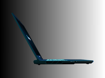 Vista laterale del portatile da gioco Super 16 di Maingear (Fonte: Maingear PR)