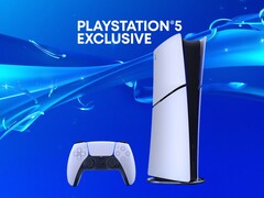 Banner relativo all’esclusiva per PlayStation mostrato insieme alla console PS5