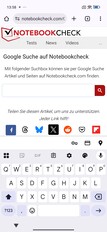 Gboard in modalità verticale
