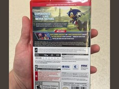 Un'immagine della confezione fisica di Sonic Frontiers Definitive Edition per Nintendo Switch 2