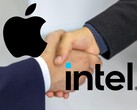 Apple e Intel, secondo quanto riferito, in partnership.